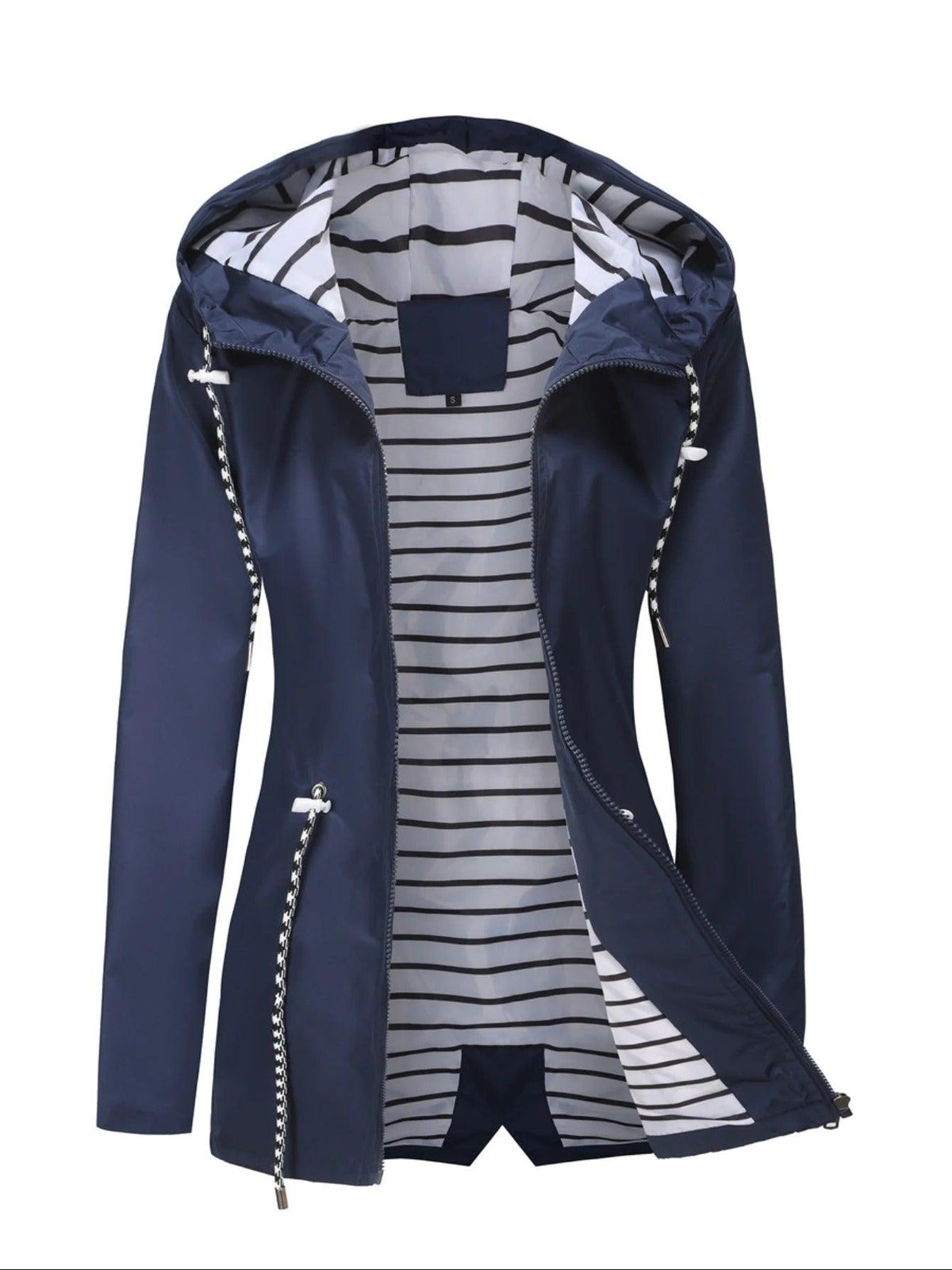 Giselle | Hooded Zip-Front Utility Jacket for Women