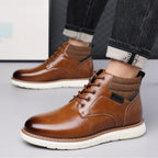 Wendel | Men's Lace-Up Winter Boots with Padded Collar