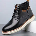 Wendel | Men's Lace-Up Winter Boots with Padded Collar