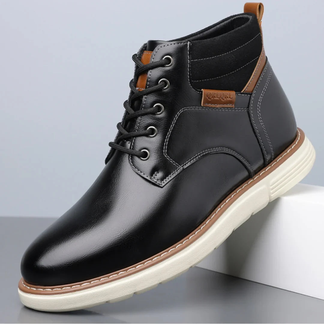 Wendel | Men's Lace-Up Winter Boots with Padded Collar