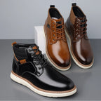 Wendel | Men's Lace-Up Winter Boots with Padded Collar