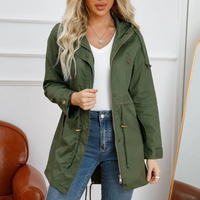 Elowyra | Hooded Windproof Utility Jacket for Women