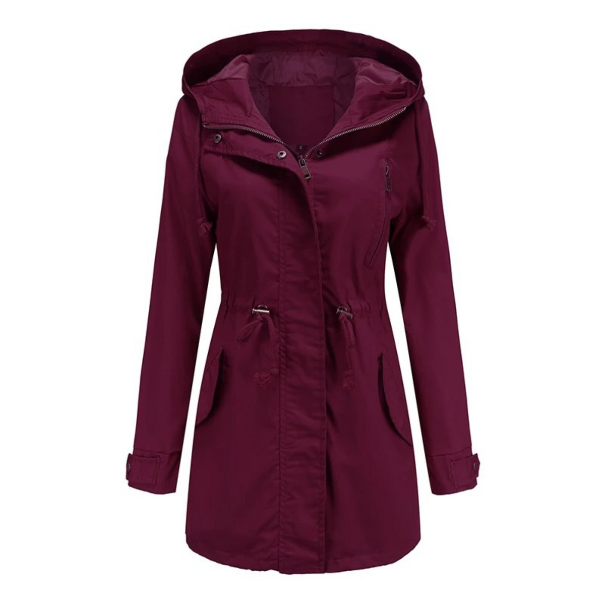Elowyra | Hooded Windproof Utility Jacket for Women