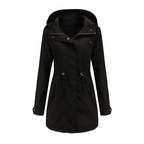 Elowyra | Hooded Windproof Utility Jacket for Women