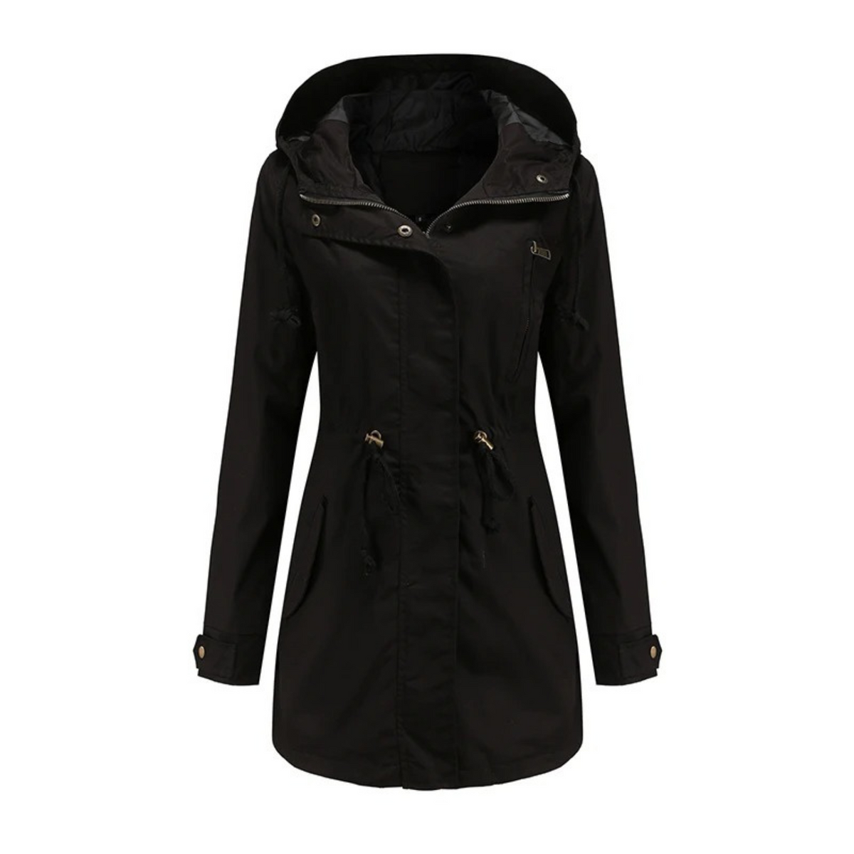Elowyra | Hooded Windproof Utility Jacket for Women