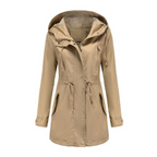 Elowyra | Hooded Windproof Utility Jacket for Women