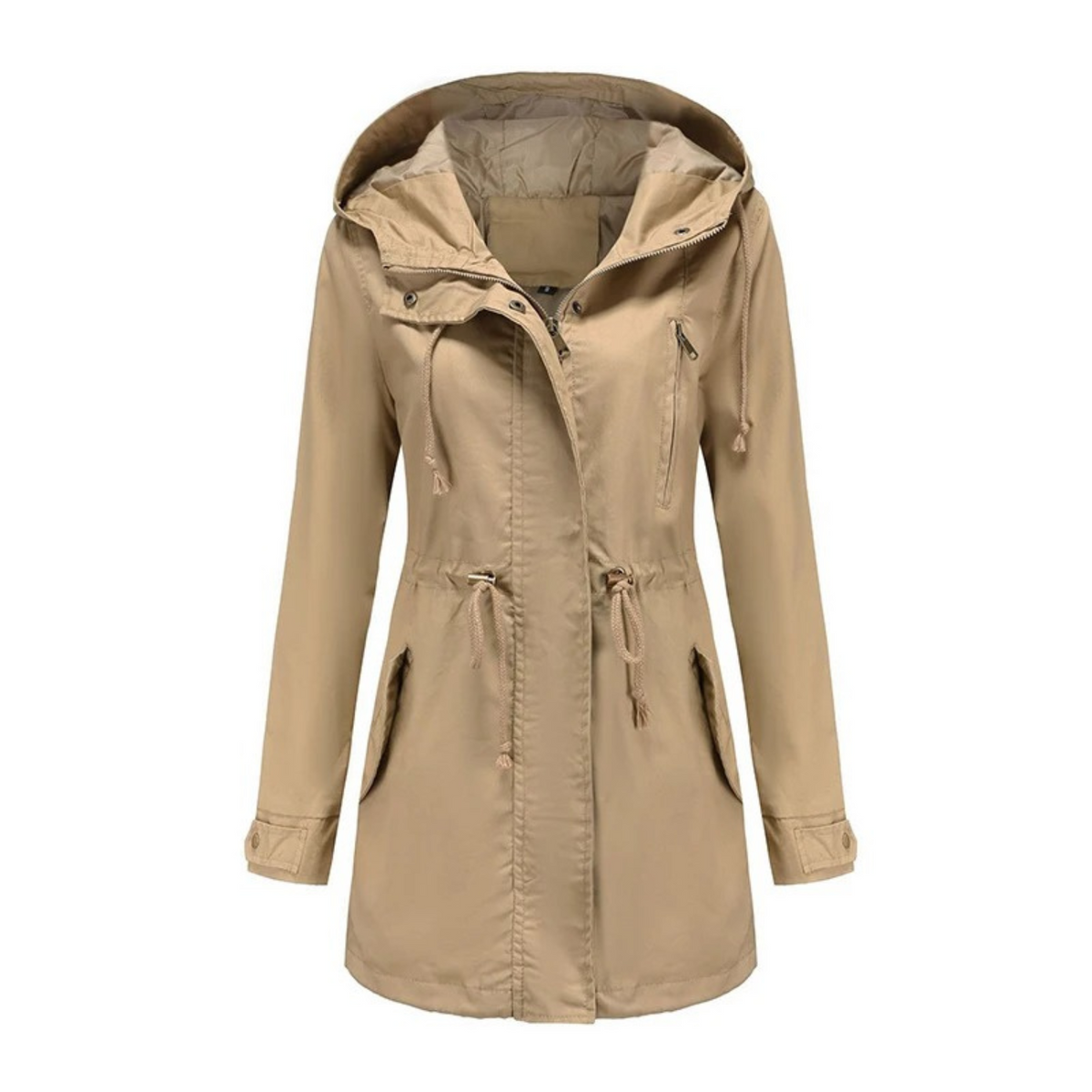 Elowyra | Hooded Windproof Utility Jacket for Women