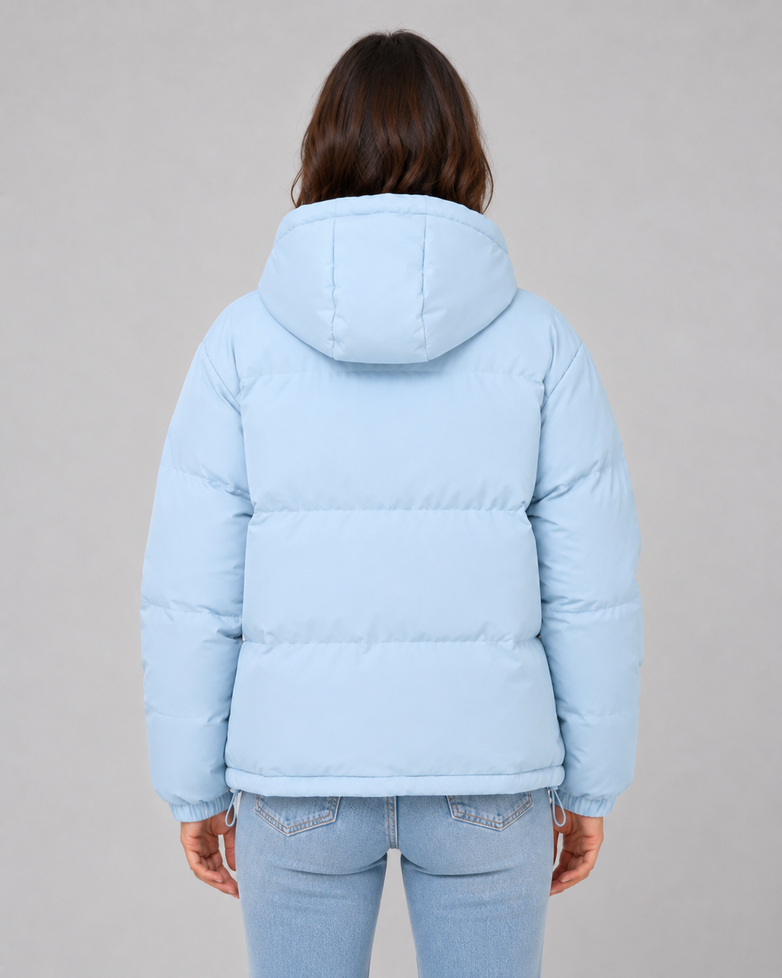 Cecilie | Hooded Quilted Puffer Jacket with Drawstring Hem