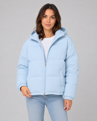 Cecilie | Hooded Quilted Puffer Jacket with Drawstring Hem