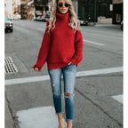 Tallara | Oversized Turtleneck Knit Sweater for Women
