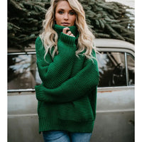 Tallara | Oversized Turtleneck Knit Sweater for Women