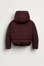 Laurence | Cropped Hooded Puffer Jacket for Women