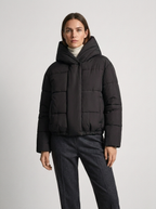 Laurence | Cropped Hooded Puffer Jacket for Women