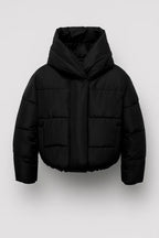 Laurence | Cropped Hooded Puffer Jacket for Women