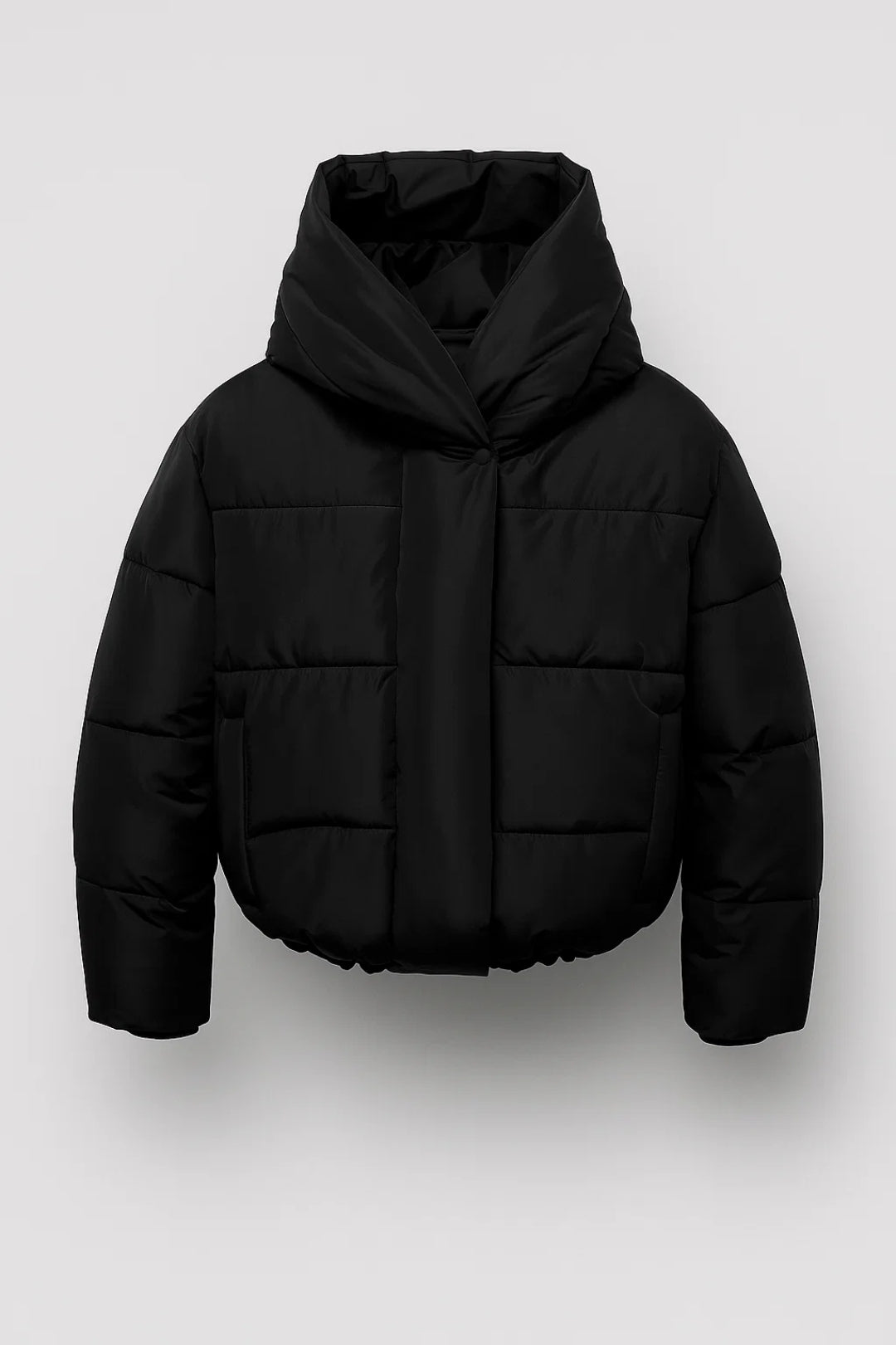 Laurence | Cropped Hooded Puffer Jacket for Women