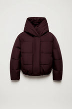 Laurence | Cropped Hooded Puffer Jacket for Women