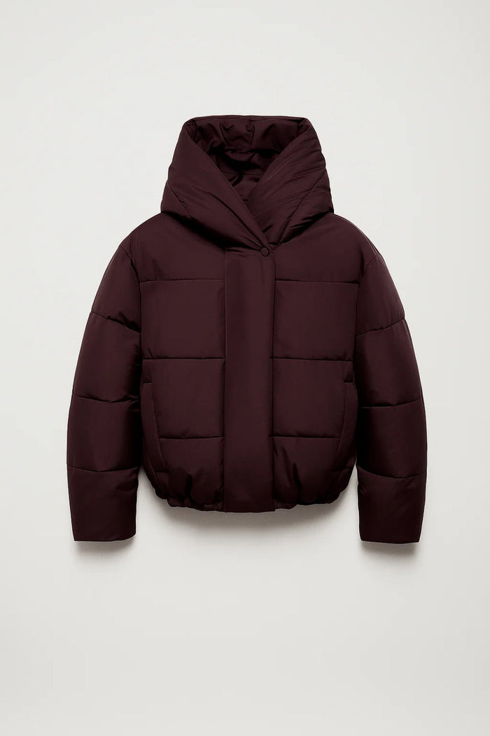 Laurence | Cropped Hooded Puffer Jacket for Women