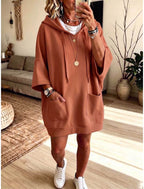 Femke | Snowcoming Dresses Oversized Hooded Pocket Dress
